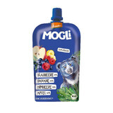 Appel, banaan, bosbes en framboos Eco Puree, 120g, Mogli