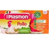 Gehomogeniseerde kippenpuree +4 maanden, 2 stuks, 80 gr, Plasmon