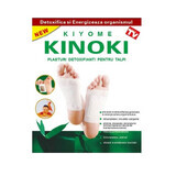 Patchs détoxifiants pour la plante des pieds, 10 pièces, Kiyome Kinoky