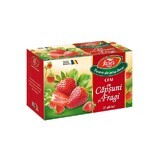 Aromfruct Tè Fragola e Fragola, 20 bustine, Fares