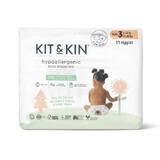 Hypoallergene Windeln Eco No. 3, 6-10 kg, 34 Stück, Kit&Kin