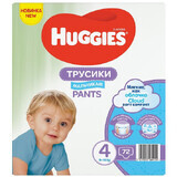 Windelhosen Junge Nr. 4, 9-14 kg, 72 Stück, Huggies