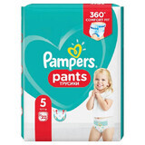 Pañales Pants Junior No. 5, 11-18 kg, 22 piezas, Pampers