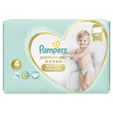 Pantaloni per pannolini Premium Care n. 4, 9-15 kg, 38 pezzi, Pampers