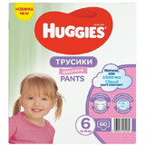 Luierbroekjes Soft Comfort Girl Nr. 6, 15-25 kg, 60 stuks, Huggies