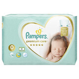 Pañales Premium Care New Born Nr. 0, 0-2,5 kg, 30 piezas, Pampers