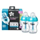 Set van 2 anti-colic flessen met ventilatiesysteem, 260 ml, Tommee Tippee