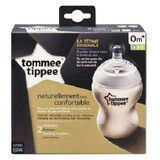 Lote de 2 biberones PP con tetina de silicona Closer to Nature, 2x260 ml, Tommee Tippee