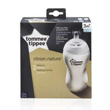 Set 2 biberoane tetină silicon Closer to Nature, +3 luni, 2x340 ml, 42262071, Tomme Tippee