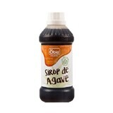 Roher dunkler Öko-Agavensirup, 500 ml, Obio