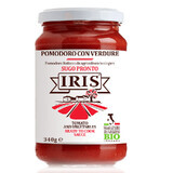 Salsa de tomate ecológica con verduras,340g, Iris Bio