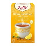 Té Diente de León Detox, 17 bolsitas, Yogi Tea