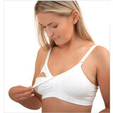 Reggiseno per allattamento bianco, Coppa C 80-85, Babyono