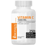 Vitamina C 1000 mg, 250 cápsulas, Bronson