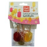 Piruletas ecológicas con fruta Lollypops, 8 uds, Baule Volante