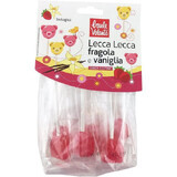 Lollypops piruletas Eco sabor fresa y vainilla, 8 piezas, Baule Volante