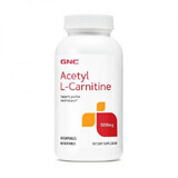 Acetil L-Carnitina 500 mg (044222), 60 cápsulas, Gnc