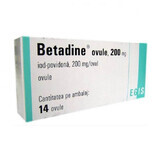 Betadine óvulo 200 mg, 14 óvulos, Egis