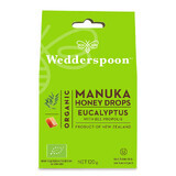 Bomboane ecologice cu miere de manuka, eucalipt si propolis, 120 g, Wedderspoon