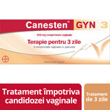 Canesten Gyn 3, 200 mg, 3 comprimidos vaginales, Bayer