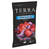 Chipsuri cu sare de mare Stripes & Blues, 110 g, Terra