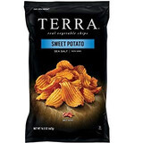 Chips de boniato con sal marina, 110 g, Terra