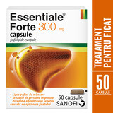 Essentiale Forte, 300 mg, 50 cápsulas, Sanofi