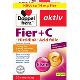 Fer + Vitamine C + Acide Folique Aktiv, 30 comprimés, Doppelherz