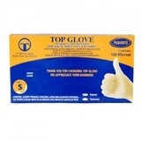 Manusi din latex Top Glove, Marimea S, 100 bucati, Roval Med