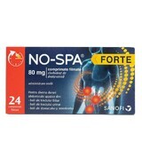 No-Spa Forte, 80 mg, 24 comprimidos recubiertos con película, Sanofi