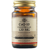 Coenzima Q10 120 mg, 30 cápsulas vegetales, Solgar