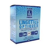 Natte doekjes voor glazen, 30 stuks, Clean &amp; Fresh