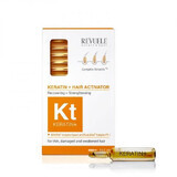 Trattamento Keratin+Hair Activator per il recupero e il rafforzamento dei capelli, 8x5 ml, Revuele