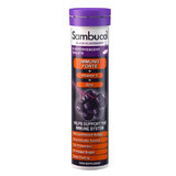 Immuno Forte Comprimés effervescents Vitamine C, Zinc & Sureau noir, 15 comprimés, Sambucol