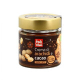 Crema de cacahuete y cacao bio sin gluten, 200 g, Baule Volante