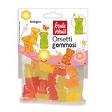 Gelatine biologiche al gusto di frutta Happy Bears, 75 g, Baule Volante