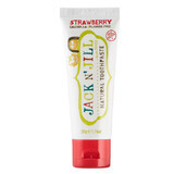 Dentifrice naturel aromatisé à la fraise pour bébés, +6 mois, 50 g, Jack N Jill