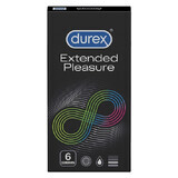 Prezervative Extended Pleasure, 6 piezas, Durex