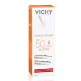 Vichy Capital Soleil Antifalten-Antioxidantien-Creme 3 in 1 mit SPF 50, 50 ml