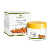 Crema de noche antiarrugas con catina y aceite de oliva, 50 ml, Cosmetic Plant