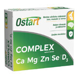 Ostart Complex Ca + Mg + Zn + Se + D3, 30 comprimidos, Fiterman