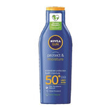 Protect &amp; Moisture Lotion hydratante avec SPF50+, 200 ml, Nivea Sun