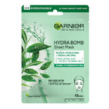 Hydra Bomb Skin Naturals Mascarilla de suero de té verde, 28 g, Garnier