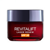 Crema antirid de zi cu SPF 20 Revitalift Laser Renew, 50 ml, Loreal