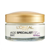 Crema antirid de zi cu efect restaurator Age Specialist 55+, 50 ml, Loreal