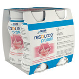 Resource 2.0 con fresas, 4 x 200 ml, Nestlé