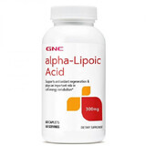 Ácido alfa lipoico, 300 mg, 60 comprimidos, GNC