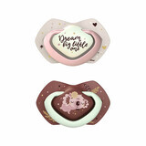 Sucette en silicone symétrique Sleepy Koala, 6-18 mois, rose, 2 pièces, Canpol Babies