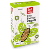 Arroz basmati integral ecológico, 800 gr, Baule Volante