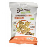 Snack triunchiular con maíz y verduras sin gluten, 20 gr, Fior Di Loto